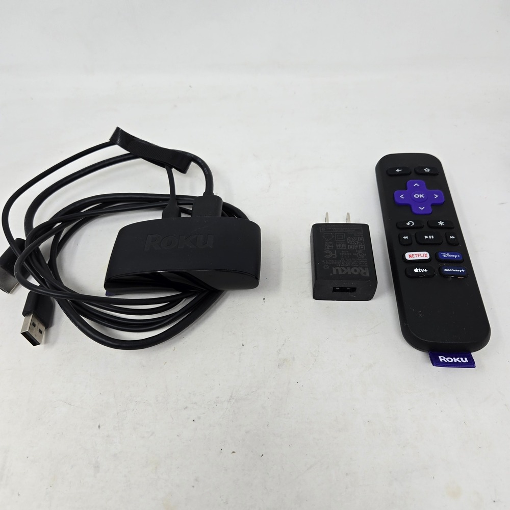 Roku Express 4K+ 3941R Streaming Media Player W/ Voice Remote and Power Adapter